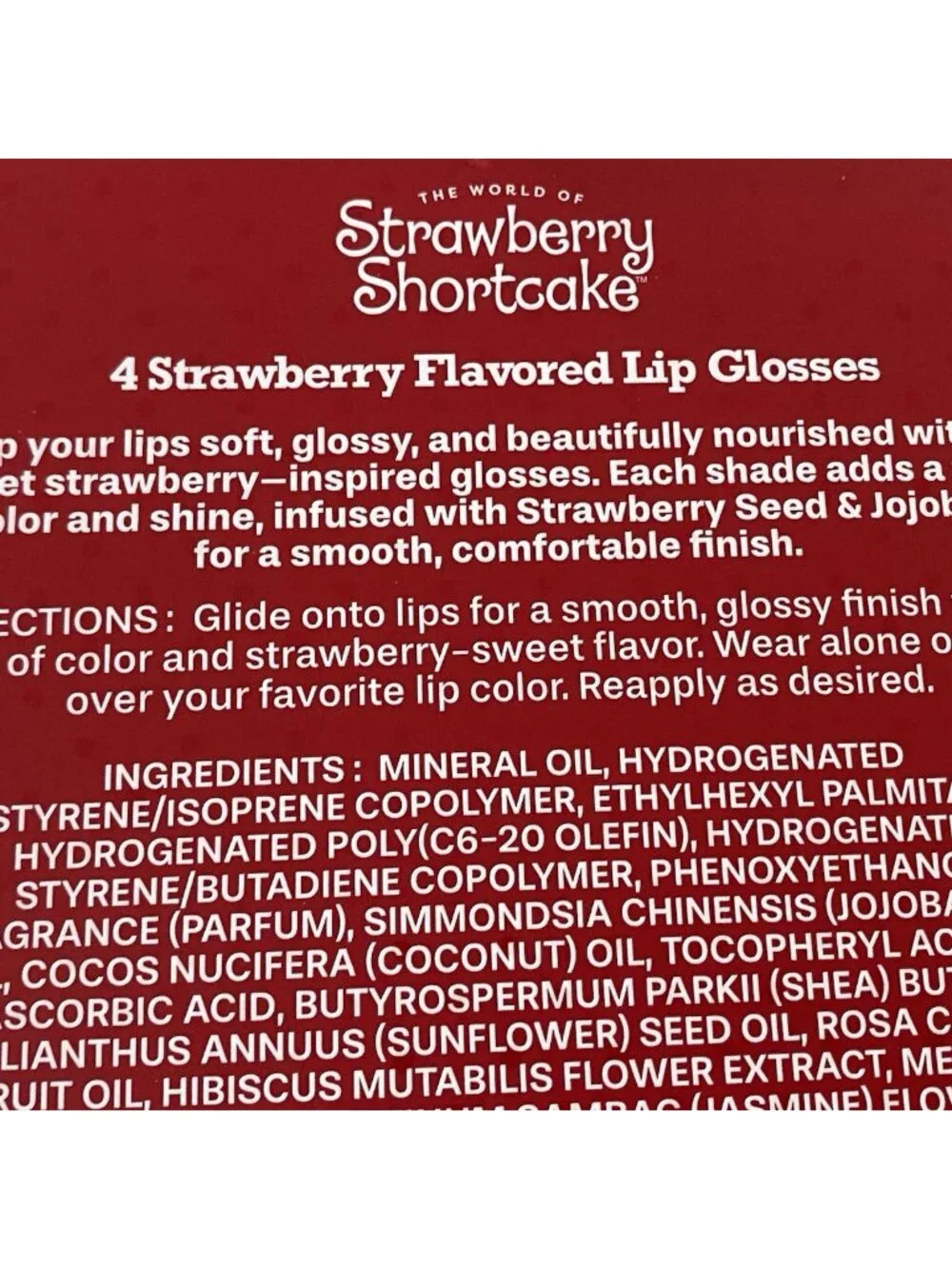 Strawberry Shortcake set strawberry